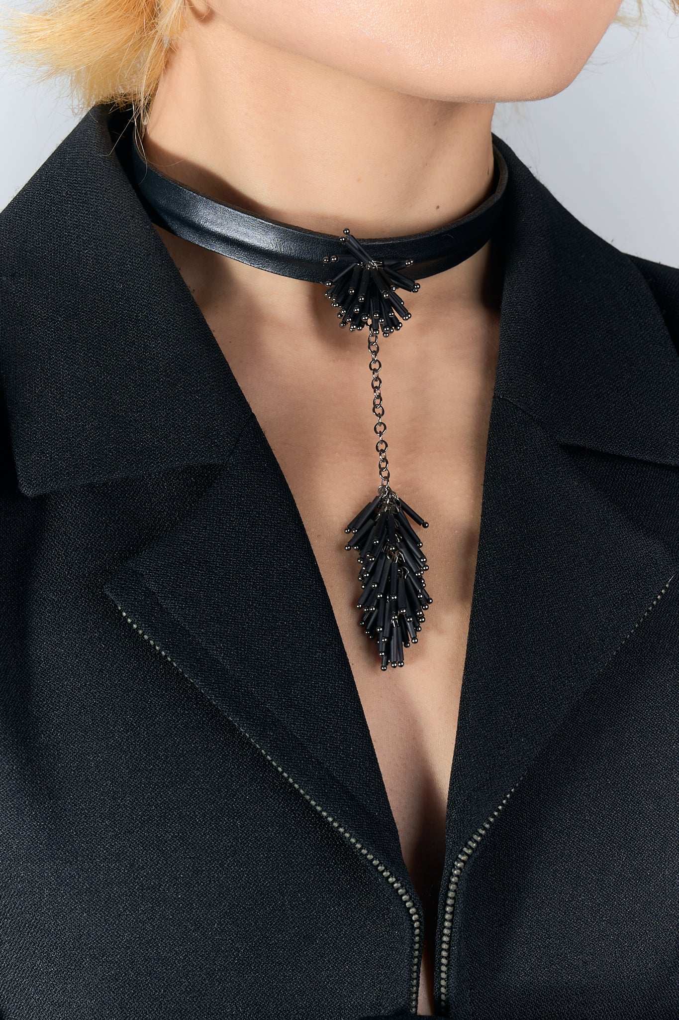 Urchins Leather Choker