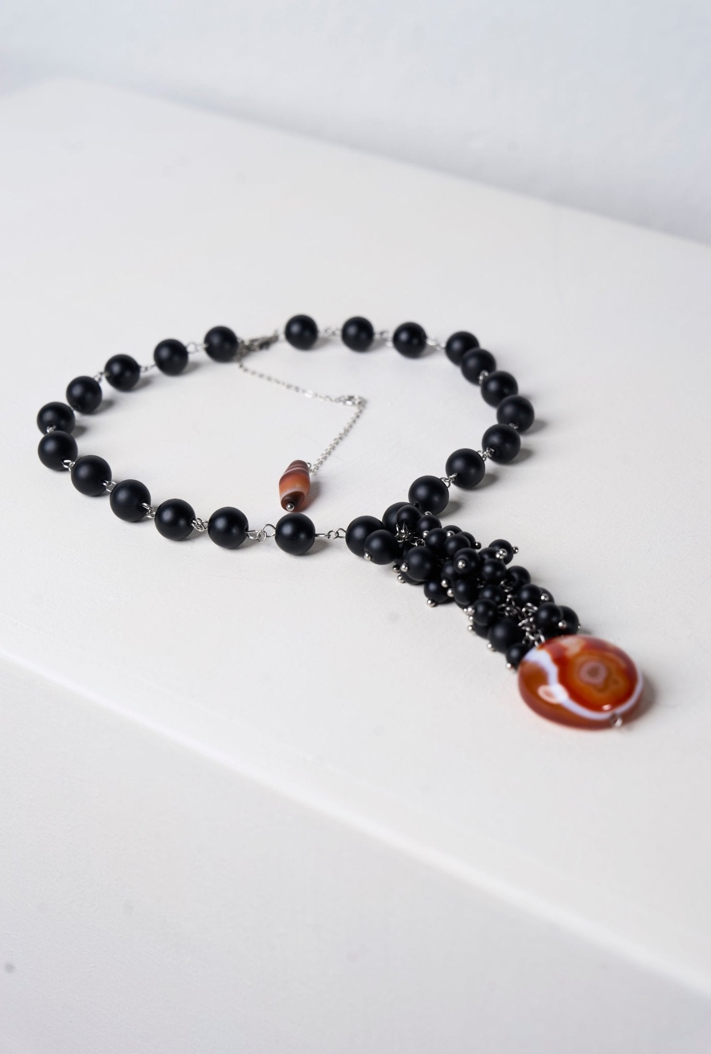 Agate Long Necklace