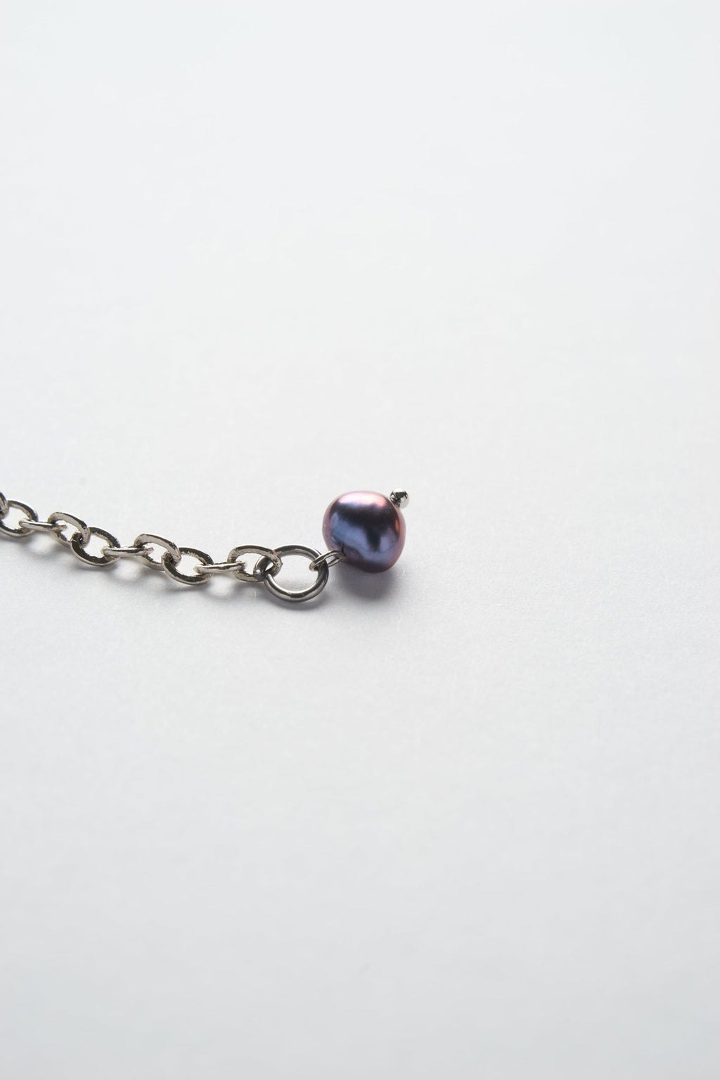Blue Pearl Wide Choker (Silver × Blue) - Machtvoll