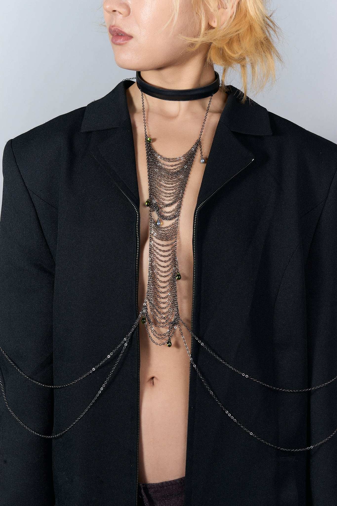 Dewdrops Choker Body Chain