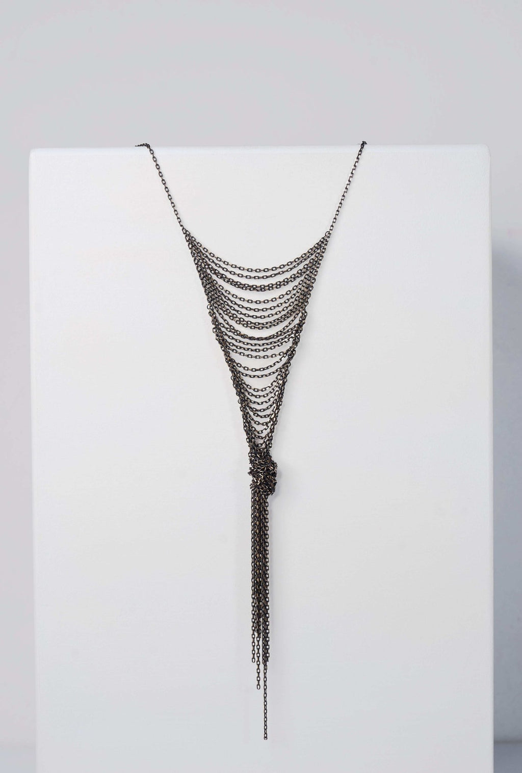 Metal Lace Knots Necklace