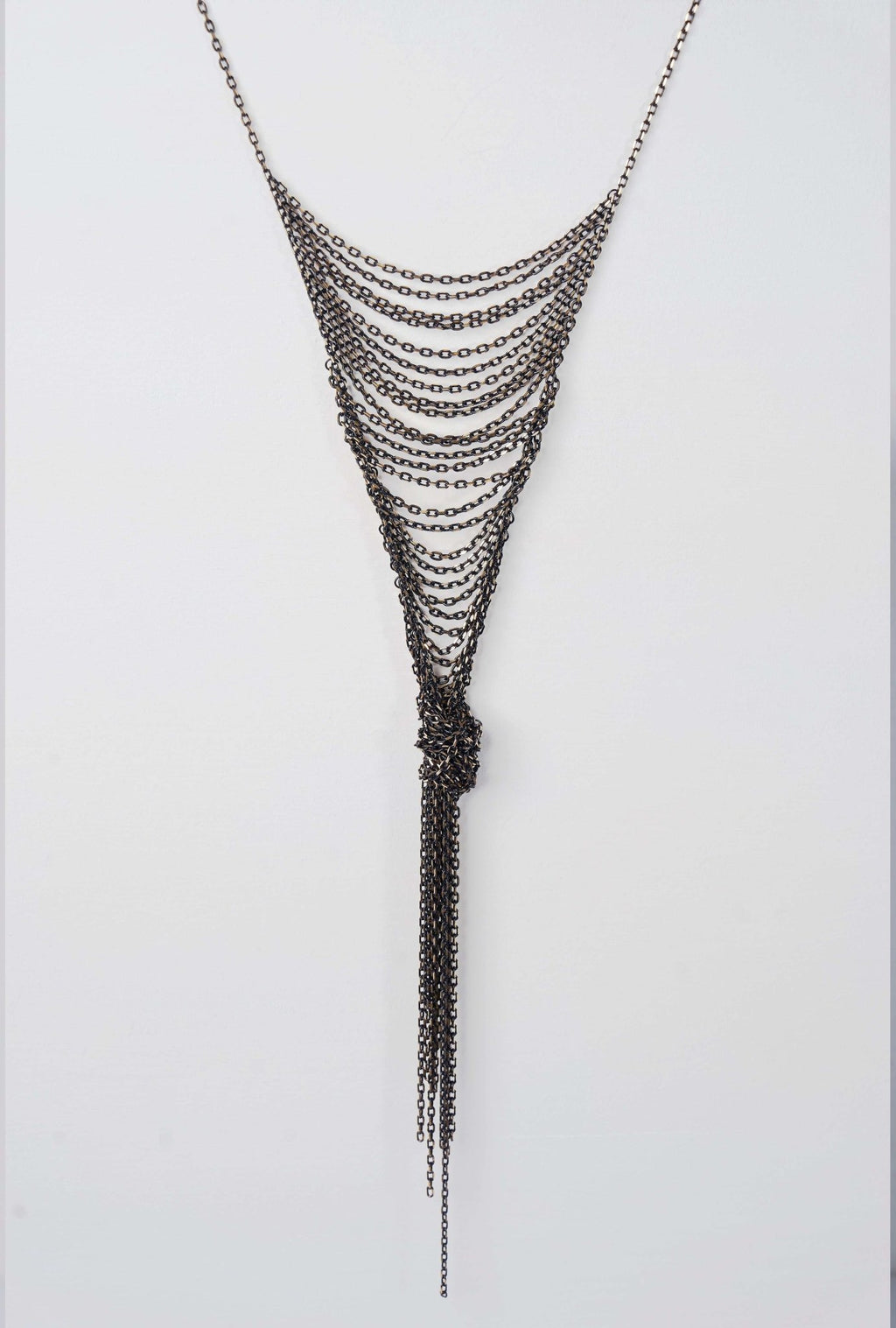 Metal Lace Knots Necklace