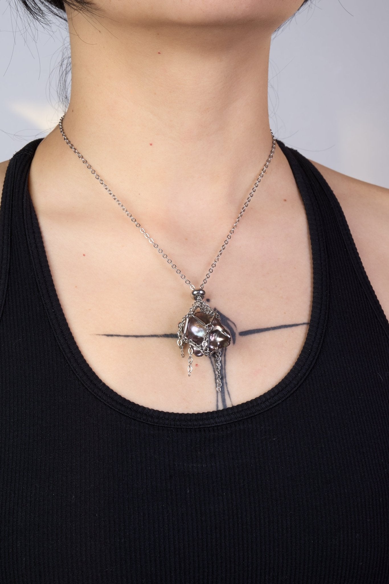 Pearl Necklace (Silver × Multicolor) - Machtvoll