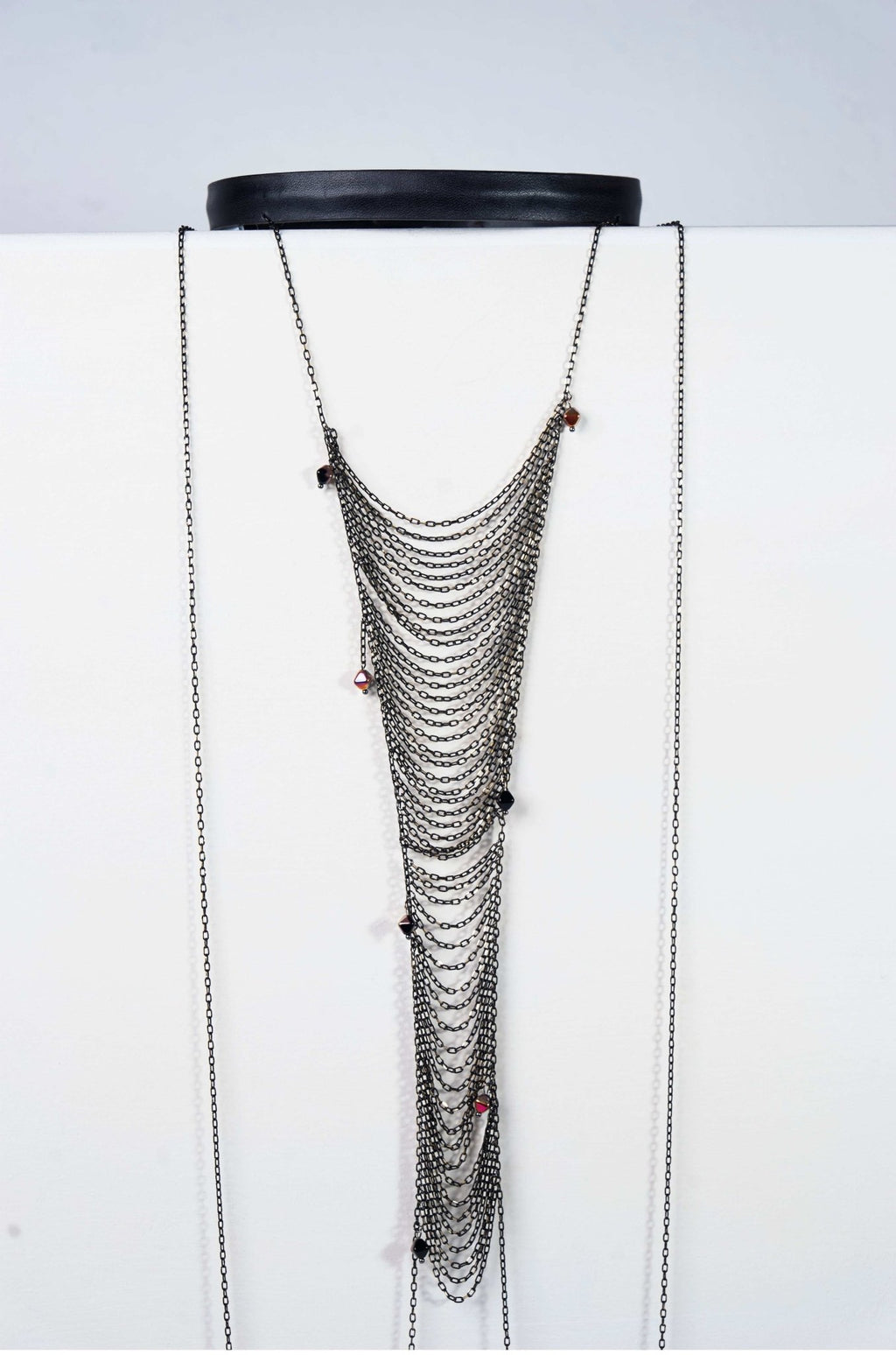 Pomegranate Choker Body Chain (Golden × Black)