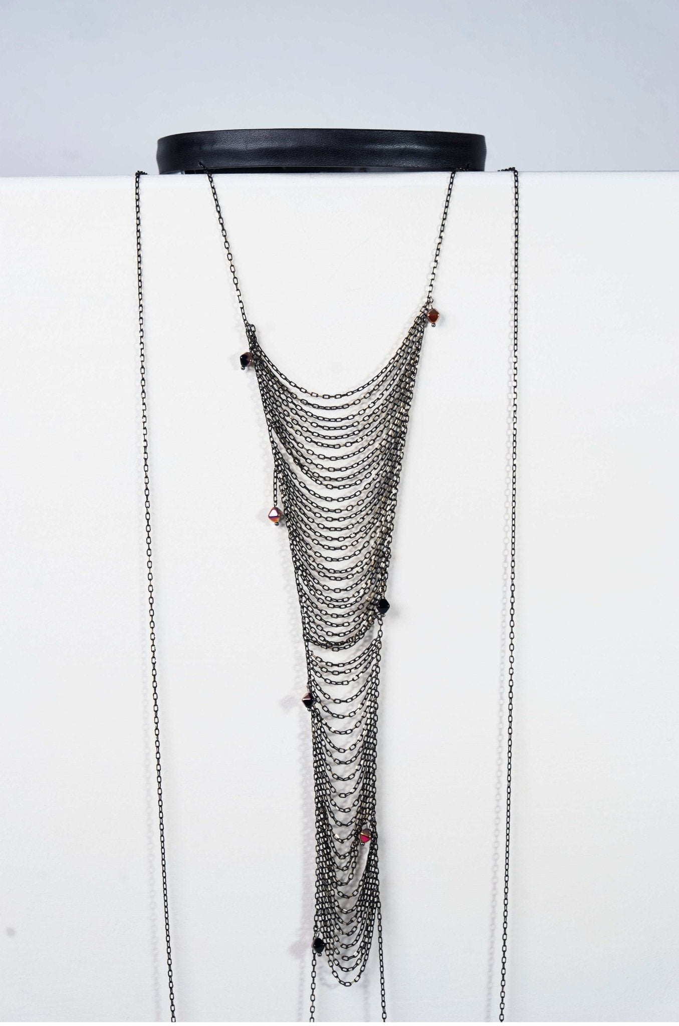 Pomegranate Choker Body Chain (Golden × Black)