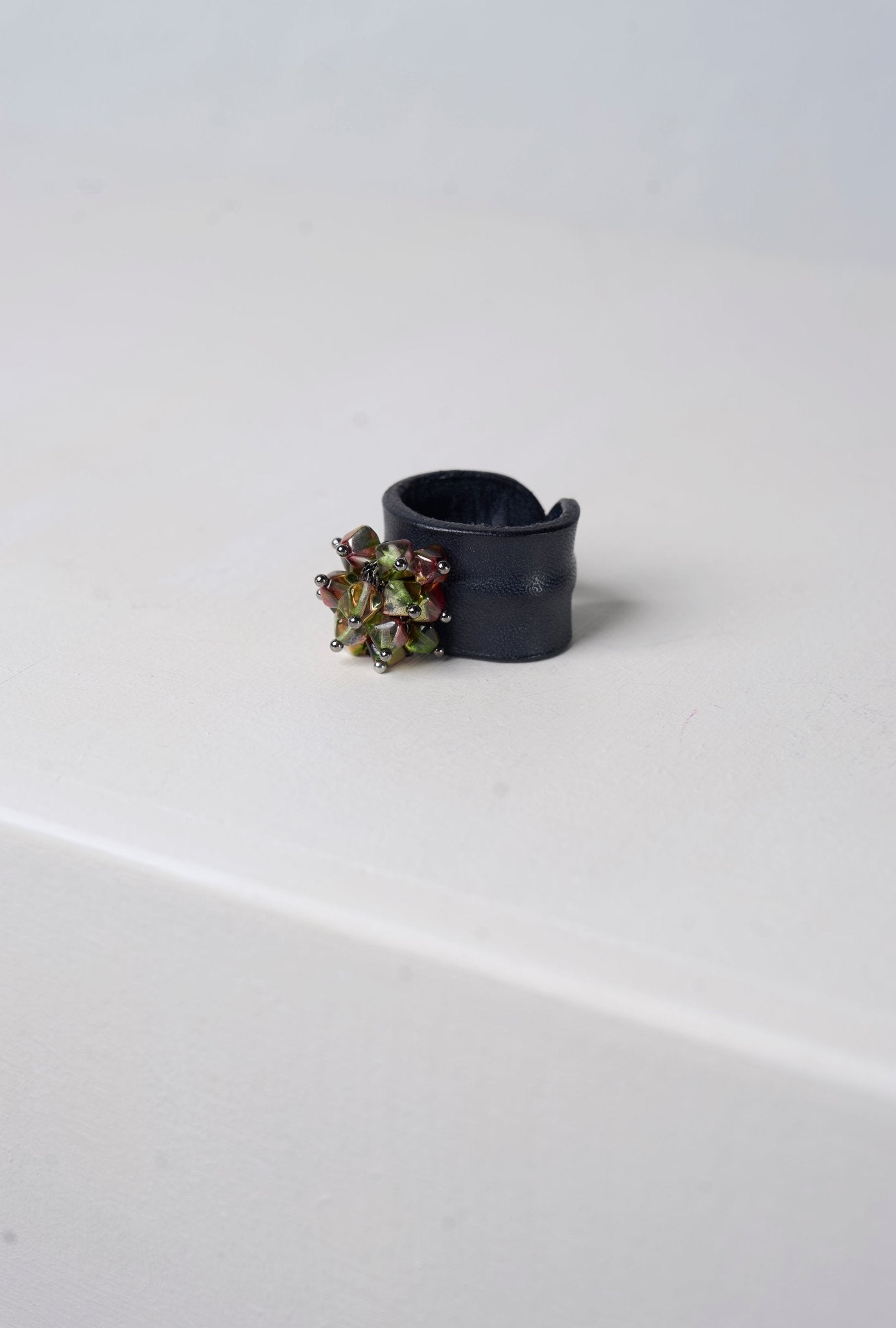 Pomegranate Leather Ring (Orange) - Machtvoll