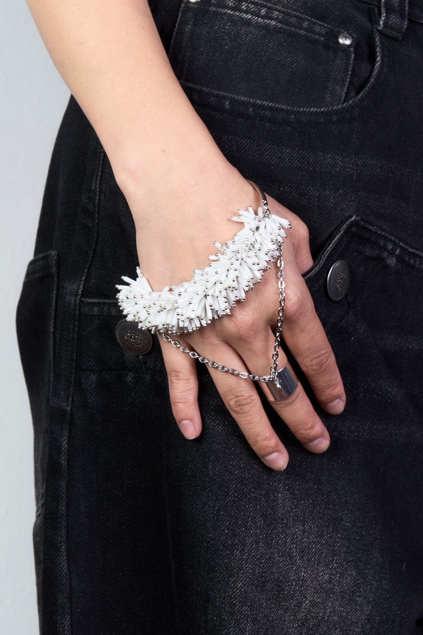 Urchins Bracelet (Silver × White) - Machtvoll