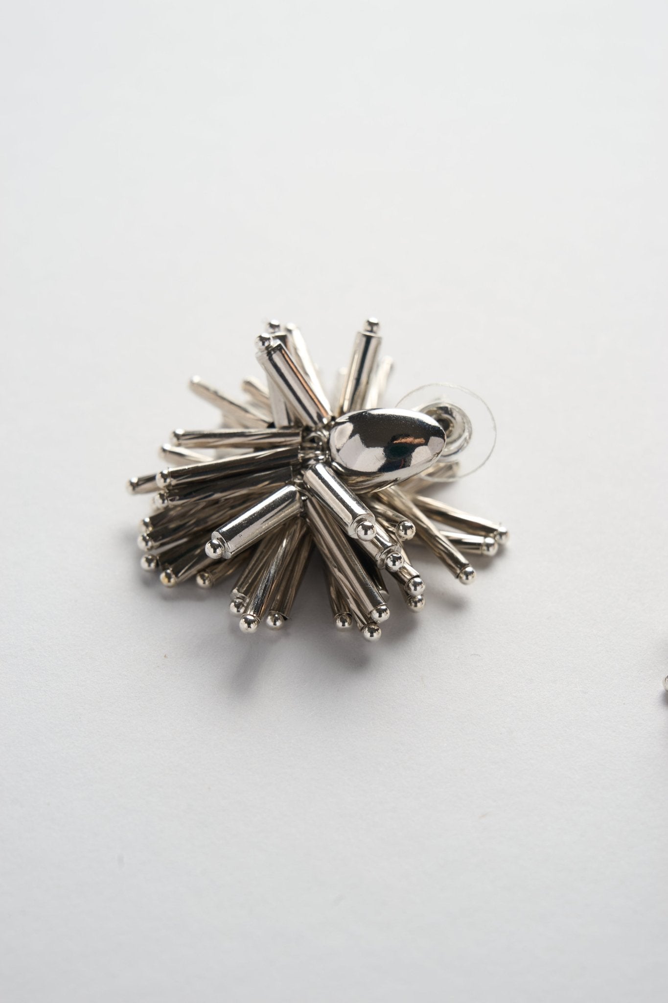 Urchins Short Earrings (Silver)